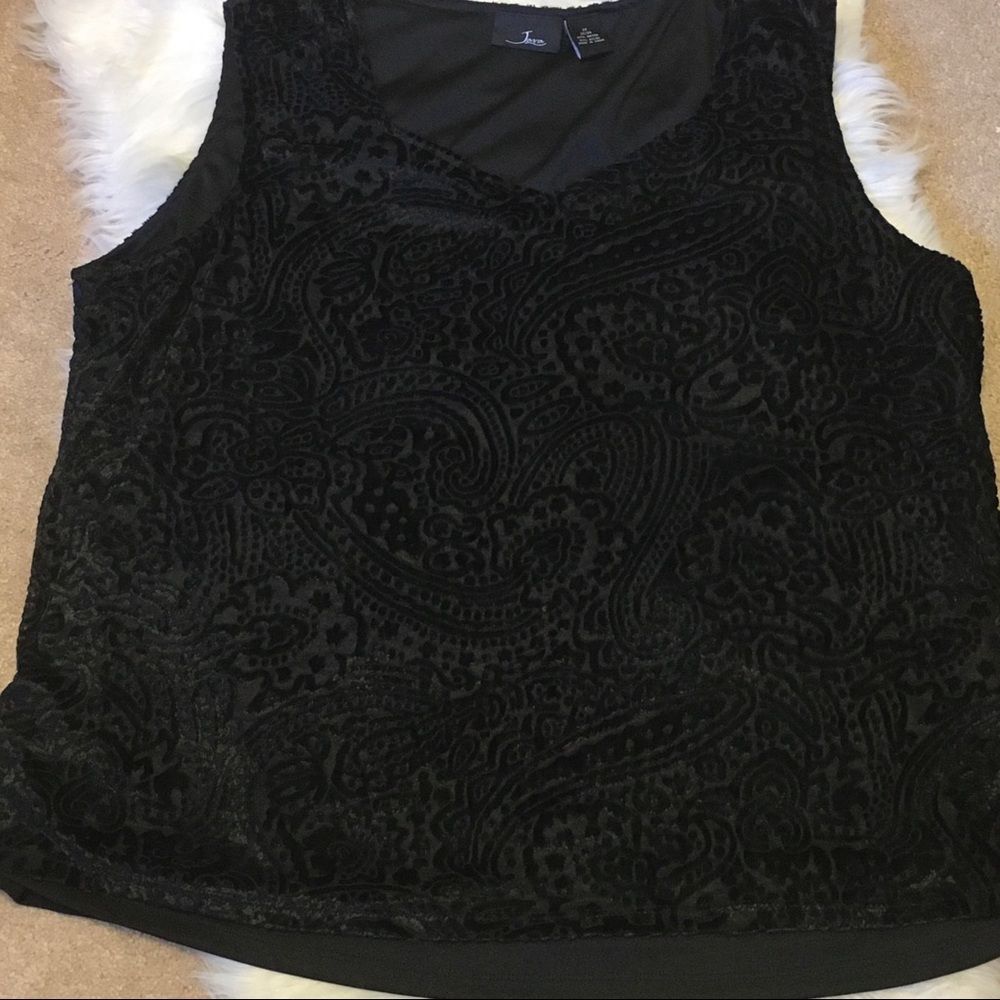 Java Jacquard Layered Tank ~ 2X - Picture 2 of 7